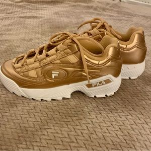 Women’s Rose Gold Filas